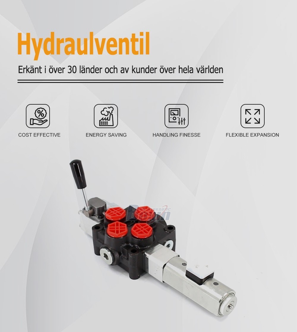 Q45 Hydraulic Monoblock Directional Valve 1 Spool Solenoid Operated